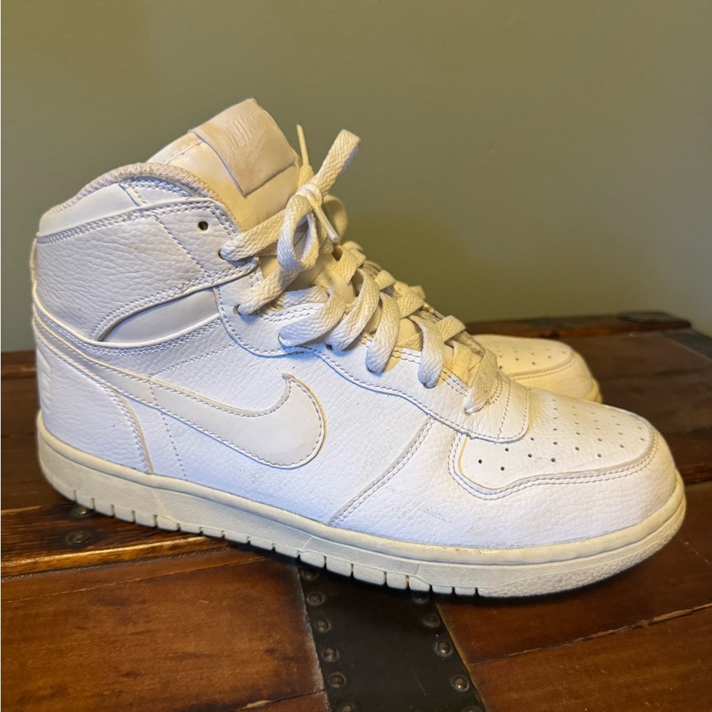 Nike Air Force Ones Men's White High-Top Sneakers Size 8.5